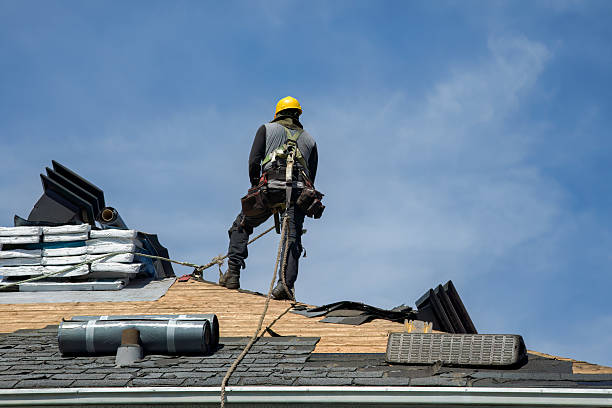 Professional Flat Roof Repair technician working in Bennington, KS